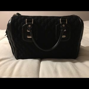 Black Gucci Micro Guccissima Boston Bag